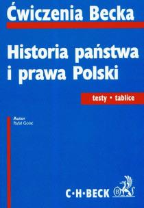 Okładka książki Historia państwa i prawa Polski