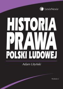 Okładka książki Historia prawa Polski Ludowej