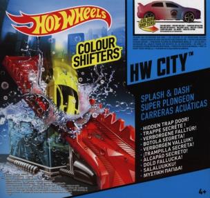 Opakowanie Hot Wheels Mały zestaw do zabawy zmieniający kolor