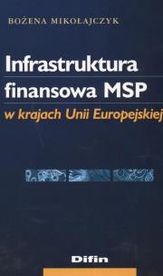 Okładka książki Infrastruktura finansowa MSP w krajach UE