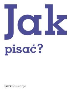 Okładka książki Jak pisać?