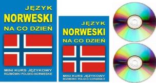 Okładka książki Język norweski na co dzień z płytami CD i MP3 Mini kurs językowy Rozmówki polsko-norweskie