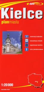 Opakowanie Kielce plan miasta 1:20 000