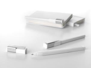 Opakowanie Klasyczne Pióro Kulkowe Moleskine Plus 0.7 białe