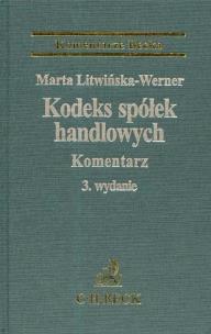 Okładka książki Kodeks spółek handlowych Komentarz