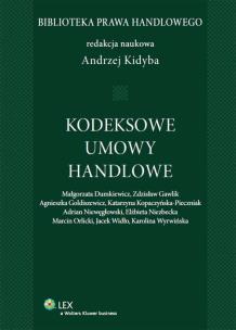 Okładka książki Kodeksowe umowy handlowe