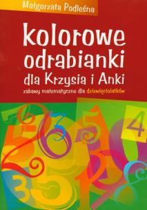 Okładka książki Kolorowe odrabianki dla Krzysia i Anki