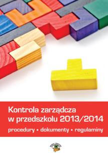 Okładka książki Kontrola zarządcza w przedszkolu