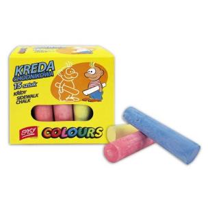 Opakowanie Kreda chodnikowa 15 sztuk pudełko