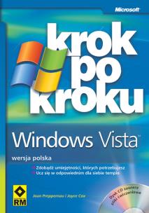 Okładka książki Krok po kroku Windows Vista + CD