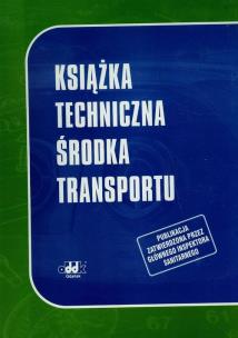 Opakowanie Książka techniczna środka transportu