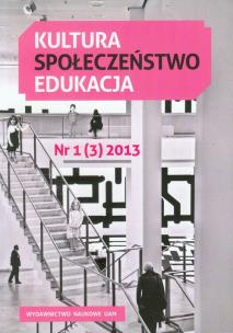Opakowanie Kultura Społeczeństwo Edukacja nr 1 (3) 2013