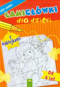 Opakowanie Łamigłówki dla dzieci z naklejkami