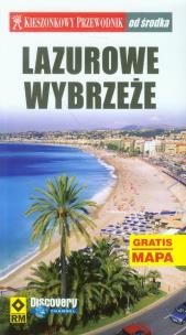 Okładka książki Lazurowe Wybrzeże Kieszonkowy przewodnik od środka