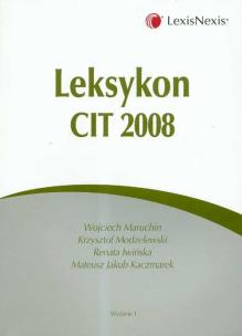 Okładka książki Leksykon CIT 2008