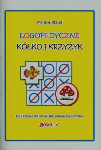 Okładka książki Logopedyczne kółko i krzyżyk + 16 karton. wkładek