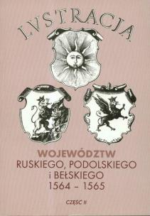 Okładka książki Lustracja województw ruskiego podolskiego i bełskiego część II