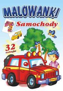 Okładka książki Malowanki - Samochody
