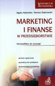 Okładka książki Marketing i finanse w przedsiębiorstwie