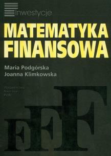 Okładka książki Matematyka finansowa