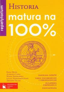 Okładka książki Matura na 100% historia repetytorium PWN