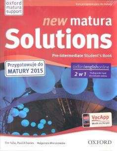 Okładka książki Matura Solutions N Pre-inter.2E SB+Exam Broch&E-WB