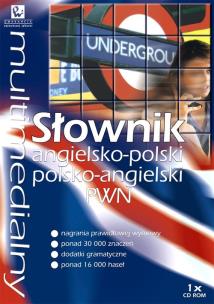 Okładka książki Multimedialny słownik angielsko-polski polsko-angielski PWN