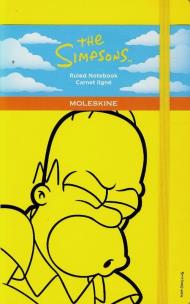 Opakowanie Notes Moleskine SIMPSONOWIE L w linie żółta