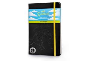Opakowanie Notes Moleskine SIMPSONOWIE P gładki czarny