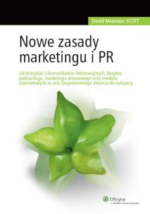 Okładka książki Nowe zasady marketingu i PR
