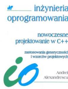 Okładka książki Nowoczesne projektowanie w C++