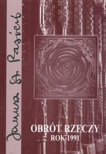 Okładka książki Obrót rzeczy Rok 1991