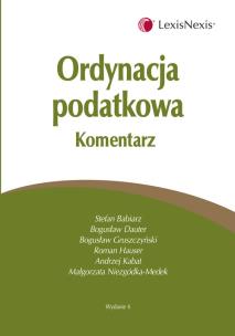 Okładka książki Ordynacja podatkowa Komentarz