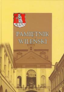 Okładka książki Pamiętnik wileński