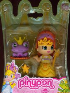 Opakowanie Pinypon księżniczka żółta sukienka