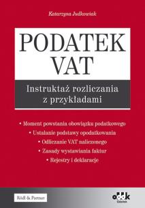 Okładka książki Podatek VAT – instruktaż rozliczania z przykładami
