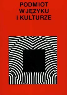 Opakowanie Podmiot w języku i kulturze
