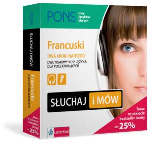 Opakowanie PONS Słuchaj i mów Francuski Dwa kroki naprzód