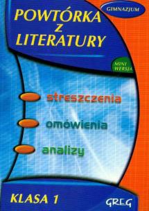 Okładka książki Powtórka z literatury 1