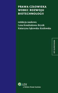 Okładka książki Prawa człowieka wobec rozwoju biotechnologii