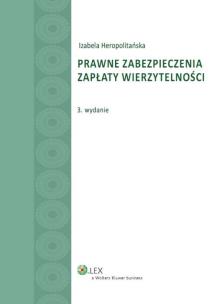 Okładka książki Prawne zabezpieczenia zapłaty wierzytelności