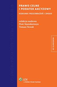 Okładka książki Prawo celne i podatek akcyzowy