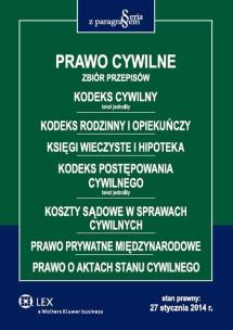 Okładka książki Prawo cywilne Zbiór przepisów