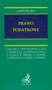 Okładka książki Prawo podatkowe
