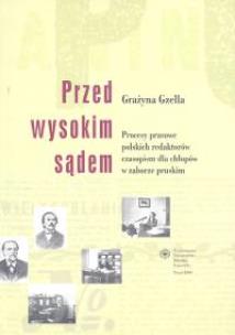 Okładka książki Przed wysokim sądem