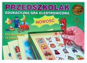 Okładka książki Przedszkolak Edukacyjna gra elektroniczna