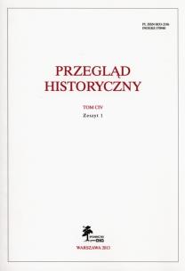 Opakowanie Przegląd Historyczny Tom CIV Zeszyt 1