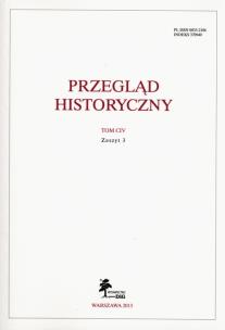 Opakowanie Przegląd Historyczny Tom CIV Zeszyt 3