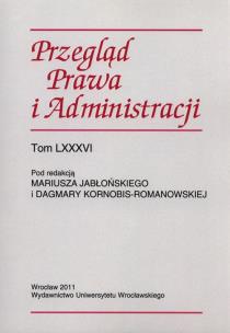 Opakowanie Przegląd prawa i administracji Tom 86