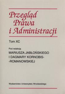 Opakowanie Przegląd prawa i administracji Tom 90